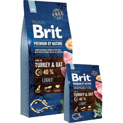 Brit Premium by Nature Ligh 15 kg - Hundemat Brit Premium by Nature Ligh 15 kg - Hundemat