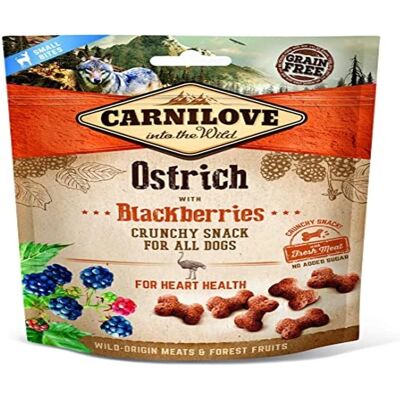 Carnilove Strauß & Beeren Hundesnack - Grain-Free, 6x200g Carnilove Strauß & Beeren Hundesnack - Grain-Free, 6x200g