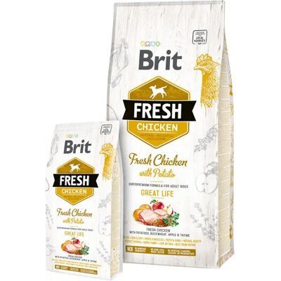 Brit Fresh 12kg Kuivaruoka koirille - Luonnollinen & Holistinen Brit Fresh 12kg Kuivaruoka koirille - Luonnollinen & Holistinen