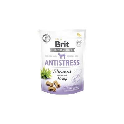 Collation Anti-stress aux Crevettes Brit - 150g - Publicité Collation Anti-stress aux Crevettes Brit - 150g - Publicité