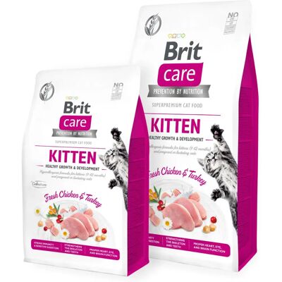 Brit Care Katzen Trockenfutter - Grain-Free Kitten - 2kg Brit Care Katzen Trockenfutter - Grain-Free Kitten - 2kg