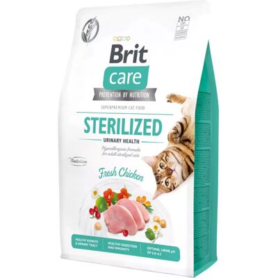 Brit Care Glutenfri Steriliserad Urin - Torr kattmat - 2 kg Brit Care Glutenfri Steriliserad Urin - Torr kattmat - 2 kg
