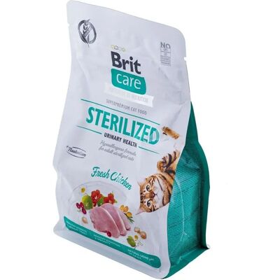 Brit Care foder för katter utan spannmål, steriliserad, urinvägs – 400g Brit Care foder för katter utan spannmål, steriliserad, urinvägs – 400g