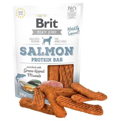 Przysmaki dla psów Brit Łosoś - Batony proteinowe - 80g Przysmaki dla psów Brit Łosoś - Batony proteinowe - 80g