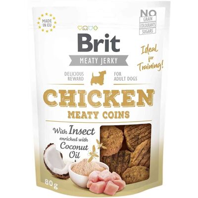 BRIT Meaty Jerky Kyckling med Insekter Hundgodis 200g BRIT Meaty Jerky Kyckling med Insekter Hundgodis 200g