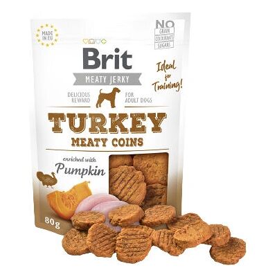 Brit Truthahn Meaty Coins - Hundesnack - 80 G Brit Truthahn Meaty Coins - Hundesnack - 80 G