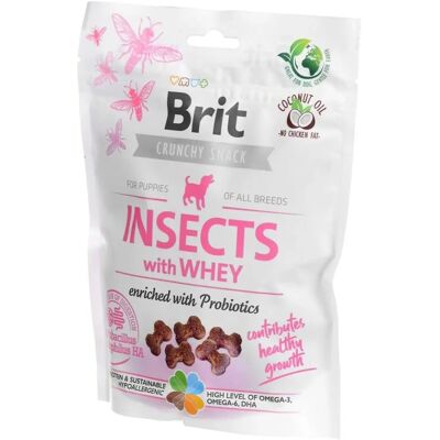 Brit Care Koira Insektoja & Myse - Koiran herkkupala - 200 g Brit Care Koira Insektoja & Myse - Koiran herkkupala - 200 g