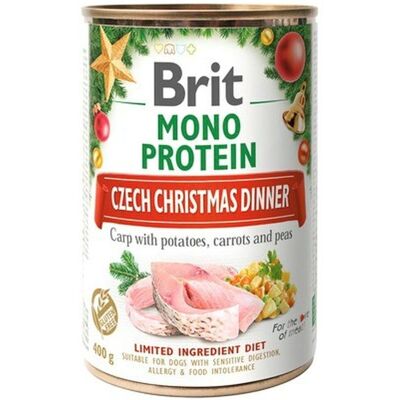 Brit Mono Protein - tjeckisk julkväll - våtfoder för hundar - 400g Brit Mono Protein - tjeckisk julkväll - våtfoder för hundar - 400g