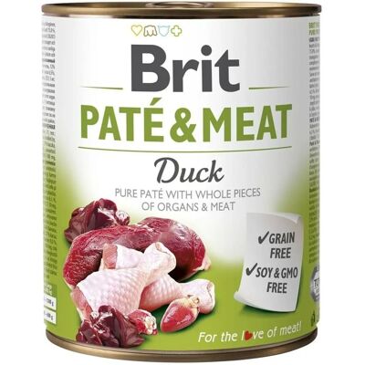 Brit Paté de Pato y Carne - Comida Húmeda para Perros - 800G Brit Paté de Pato y Carne - Comida Húmeda para Perros - 800G