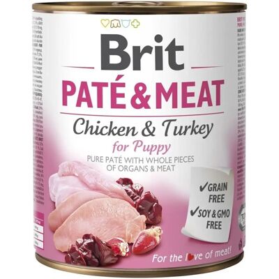 Brit Huhn und Truthahn Nassfutter - Hund 800g Brit Huhn und Truthahn Nassfutter - Hund 800g