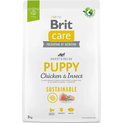 BRIT Care Kestäväpentu Kana & Insekt - Koiranruoka 3kg BRIT Care Kestäväpentu Kana & Insekt - Koiranruoka 3kg