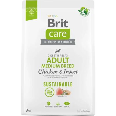 Brit Care Hundmat för medelstora raser kyckling & insekter - Hållbar Brit Care Hundmat för medelstora raser kyckling & insekter - Hållbar