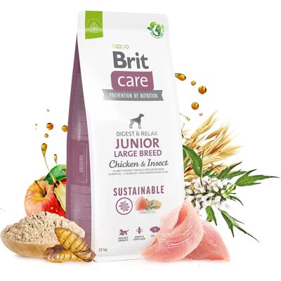 Brit Care Stor Ras Hundmat - Kyckling & Insekter - 12 kg Brit Care Stor Ras Hundmat - Kyckling & Insekter - 12 kg