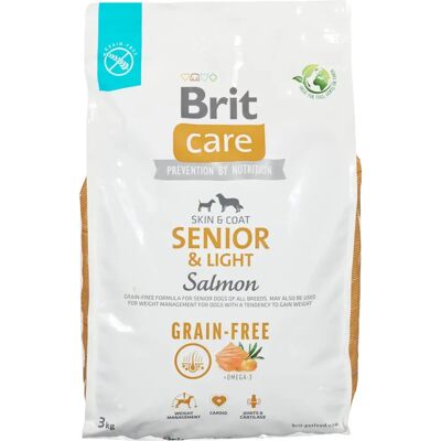 Brit Care Senior&Light Salmon - Comida seca para perros - 3 kg Brit Care Senior&Light Salmon - Comida seca para perros - 3 kg
