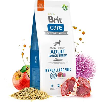 Brit Care hypoalerginen aikuisen suuren rodun lammas - kuivaruoka koirille - 3 kg Brit Care hypoalerginen aikuisen suuren rodun lammas - kuivaruoka koirille - 3 kg
