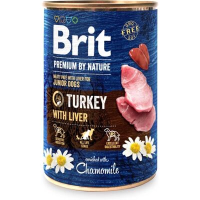 Brit Premium Krmivo pro psy s krůtou a játry - Bezobilné vlhké krmivo Brit Premium Krmivo pro psy s krůtou a játry - Bezobilné vlhké krmivo