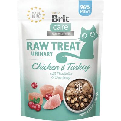 Brit Care Raw Treat Urinary Hühnchen Truthahn - Katzensnack - 40G Brit Care Raw Treat Urinary Hühnchen Truthahn - Katzensnack - 40G