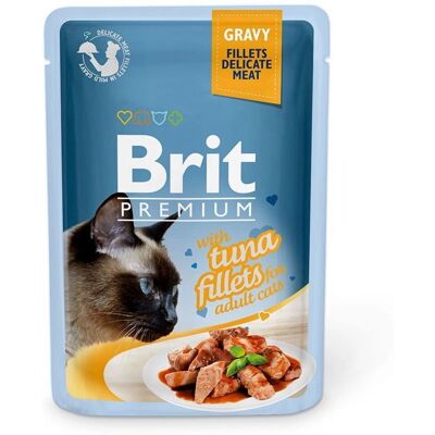 Brit Premium by Nature - Tunfileter - 85 g - Tunfisk i saus Brit Premium by Nature - Tunfileter - 85 g - Tunfisk i saus