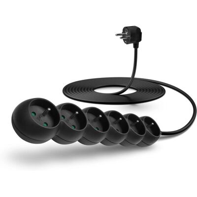 Connect IT CES-1320-BK Verlängerungskabel - 6 Steckdosen Connect IT CES-1320-BK Verlängerungskabel - 6 Steckdosen