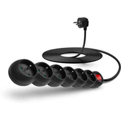 Connect IT CES-0999-BK Verlängerungskabel - Innen, 6 Steckdosen, 5 m Connect IT CES-0999-BK Verlängerungskabel - Innen, 6 Steckdosen, 5 m