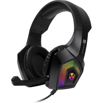 Casque de jeu Connect IT CHP-5600-BK filaire - Noir Casque de jeu Connect IT CHP-5600-BK filaire - Noir