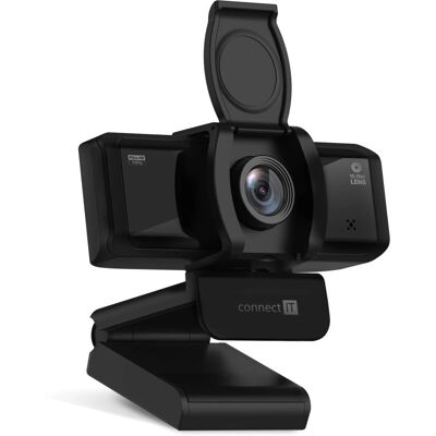Connect IT CCW-2000-BK Webcam - Full HD 1920x1080 - Mikrofon - Schwarz Connect IT CCW-2000-BK Webcam - Full HD 1920x1080 - Mikrofon - Schwarz