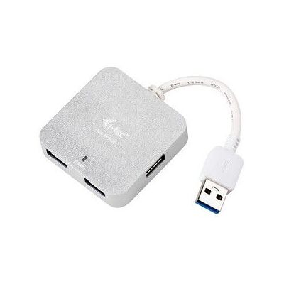 i-tec Metal U3HUBMETAL402 USB-Hub Silber - USB 3.0 4-Port i-tec Metal U3HUBMETAL402 USB-Hub Silber - USB 3.0 4-Port