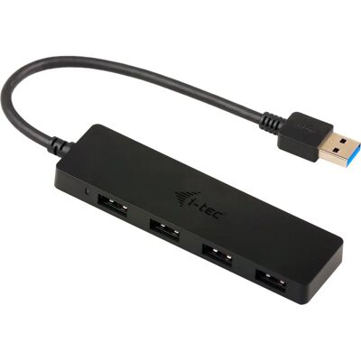 i-tec i-tec Advance U3HUB404 USB-hubi - Musta i-tec i-tec Advance U3HUB404 USB-hubi - Musta