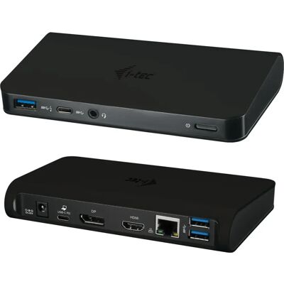 i-tec C31DUALDOCKPD Laptop Dock - USB-C, 4K, Ethernet i-tec C31DUALDOCKPD Laptop Dock - USB-C, 4K, Ethernet