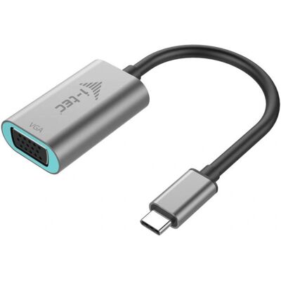 i-tec C31METALVGA60HZ Video-Kabeladapter - VGA, USB-C, Grau i-tec C31METALVGA60HZ Video-Kabeladapter - VGA, USB-C, Grau