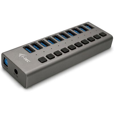 i-tec U3CHARGEHUB10 USB Charging Hub - 10 Ports, Grey i-tec U3CHARGEHUB10 USB Charging Hub - 10 Ports, Grey