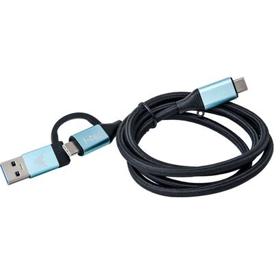 i-tec C31USBCACBL USB-Kabel - 1m - Schwarz/Blau - USB 3.2 Gen 1 i-tec C31USBCACBL USB-Kabel - 1m - Schwarz/Blau - USB 3.2 Gen 1