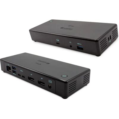 i-Tec Thunderbolt3/Usb-C Dual Displayport 4K Dockingstation - Schwarz i-Tec Thunderbolt3/Usb-C Dual Displayport 4K Dockingstation - Schwarz