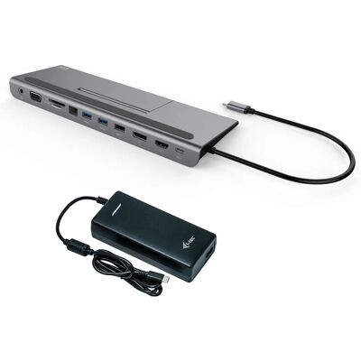 i-tec Metal C31FLATPLUS112W Dockingstation - Unterstützt 4K Dreifachbildschirm i-tec Metal C31FLATPLUS112W Dockingstation - Unterstützt 4K Dreifachbildschirm