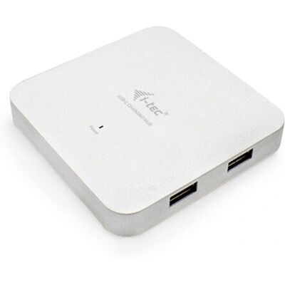 i-tec Metal C31HUBMETAL4 - USB-Hub mit 4 USB 3.0 Ports & 60W Strom i-tec Metal C31HUBMETAL4 - USB-Hub mit 4 USB 3.0 Ports & 60W Strom
