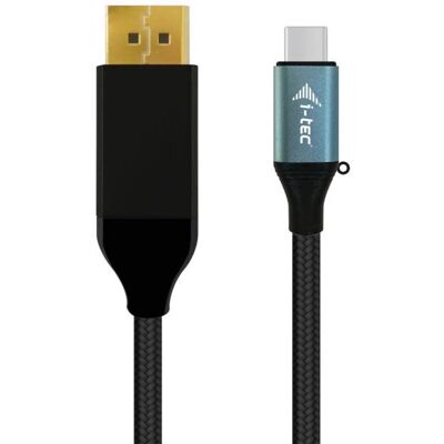 i-tec 2m USB-C DisplayPort Kabeladapter - Video, 4K, Schwarz i-tec 2m USB-C DisplayPort Kabeladapter - Video, 4K, Schwarz