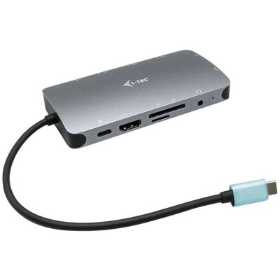i-tec Metal C31NANODOCKVGAPD Laptop Dock - 4K HDMI, VGA, USB-C, LAN - Silver i-tec Metal C31NANODOCKVGAPD Laptop Dock - 4K HDMI, VGA, USB-C, LAN - Silver