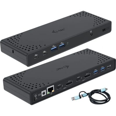i-tec CADUA4KDOCKPDL2 Kannettavan telakointiasema - USB-C, HDMI, Ethernet i-tec CADUA4KDOCKPDL2 Kannettavan telakointiasema - USB-C, HDMI, Ethernet