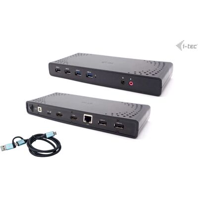 i-tec Docking Station USB-C HDMI Ethernet USB 3.2 100W i-tec Docking Station USB-C HDMI Ethernet USB 3.2 100W