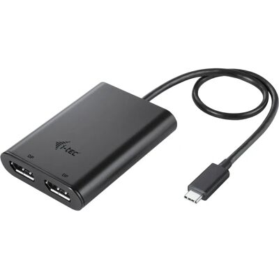 i-tec C31DUAL4K60DP USB-Grafikadapter - Schwarz i-tec C31DUAL4K60DP USB-Grafikadapter - Schwarz