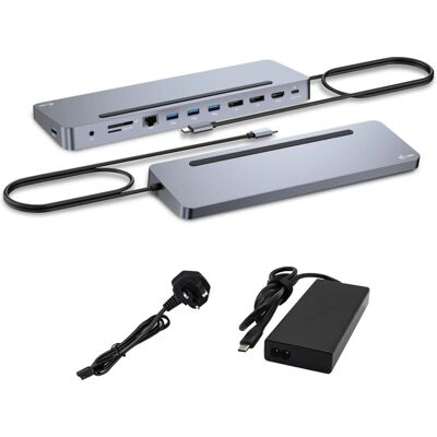 i-tec i-Tec C31FLAT2PDPRO100W Laptop Dock - 3x 4K, 100W Power i-tec i-Tec C31FLAT2PDPRO100W Laptop Dock - 3x 4K, 100W Power