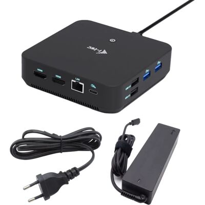 i-tec USB-C Dockingstation - Dual HDMI, DisplayPort, 100W PD i-tec USB-C Dockingstation - Dual HDMI, DisplayPort, 100W PD