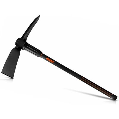 Hecht Pioche Jardin 91cm Manche en fibre de verre - Outil de jardin et construction - Publicité Hecht Pioche Jardin 91cm Manche en fibre de verre - Outil de jardin et construction - Publicité
