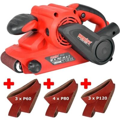 HECHT - 1781 - 76 x 533 mm - 810 W - Belt Sander - Publicité HECHT - 1781 - 76 x 533 mm - 810 W - Belt Sander - Publicité