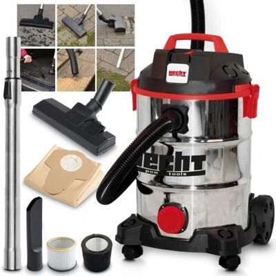 Hecht 8330 Odkurzacz przemysłowy - Potężny na mokro i suchy 30L - Heavy Duty Hecht 8330 Odkurzacz przemysłowy - Potężny na mokro i suchy 30L - Heavy Duty