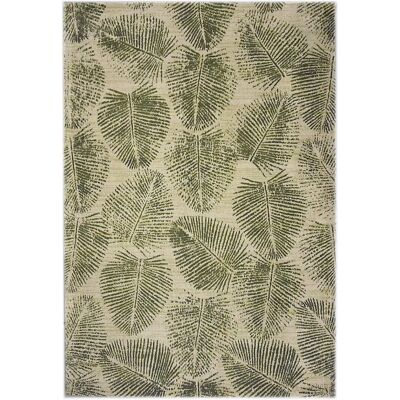 Bakero Groene Rechthoekige Vloerkleed - Bladerenpatroon - 170x120 cm Bakero Groene Rechthoekige Vloerkleed - Bladerenpatroon - 170x120 cm