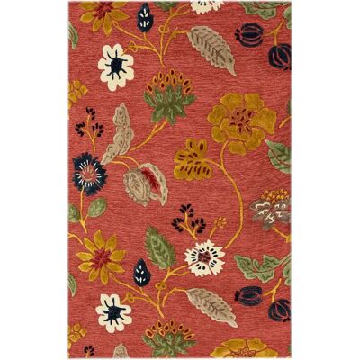 Bakero Wol Handgemaakt Bloemen Vloerkleed - Vloerkleed Bakero Wol Handgemaakt Bloemen Vloerkleed - Vloerkleed