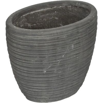 G21 Dekoracyjny doniczka w stylu kamienia - 29cm - Włókno szklane G21 Dekoracyjny doniczka w stylu kamienia - 29cm - Włókno szklane