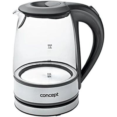 Concept RK4900 Glazen Waterkoker - 1,2L, Automatisch uitschakelen Concept RK4900 Glazen Waterkoker - 1,2L, Automatisch uitschakelen