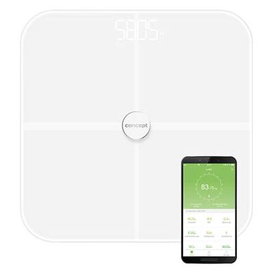 Concept VO4010 Balance Personnelle - Électronique Blanche Concept VO4010 Balance Personnelle - Électronique Blanche